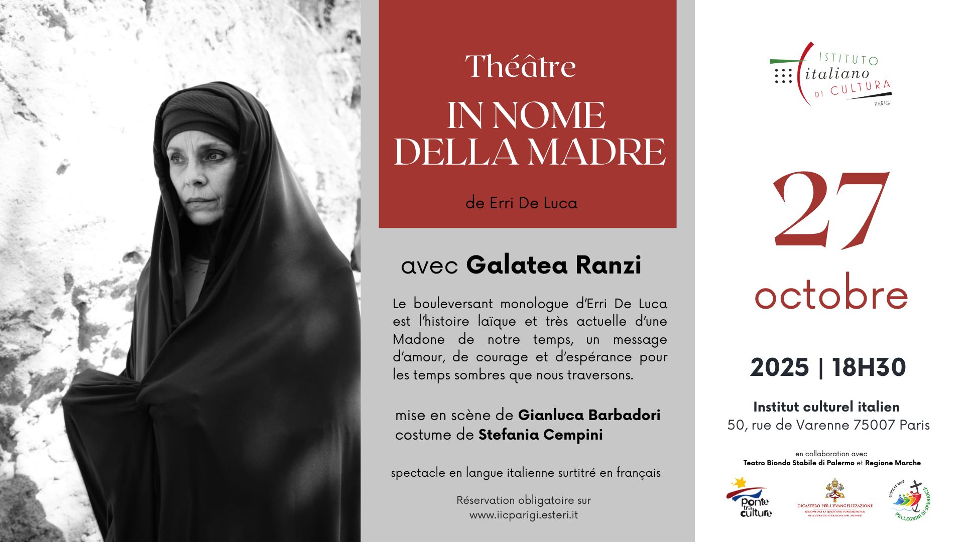 locandina in nome della madre_IIC Parigi_2025 10 27